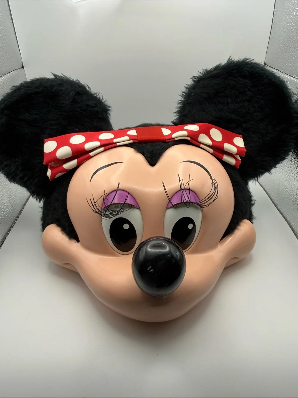 Vintage Minnie Mouse 90s SnapBack Hat 3D Hard Head WPlush Ears One Size Fill All